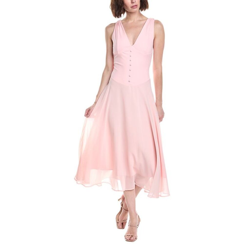 To My Lovers Womens Midi Dress, Pink